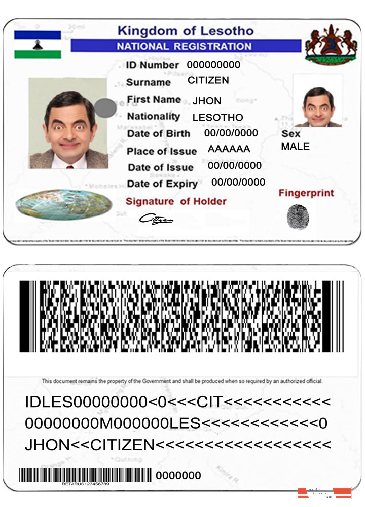 Lesotho national registration